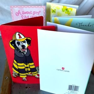 Five (5) Assorted Carlton Cards. New. With envelopes.